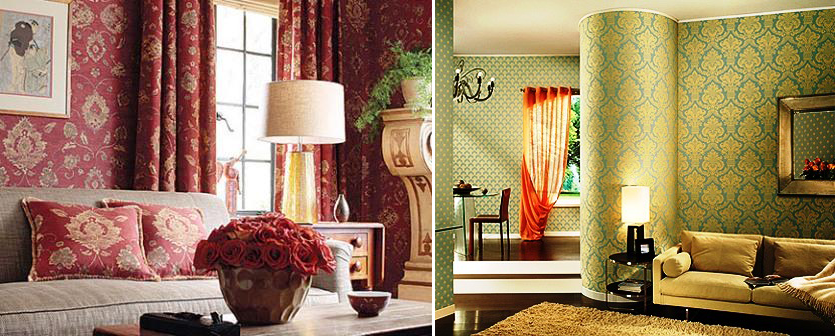 Натуральные обои в интерьере фото текстильных обоев